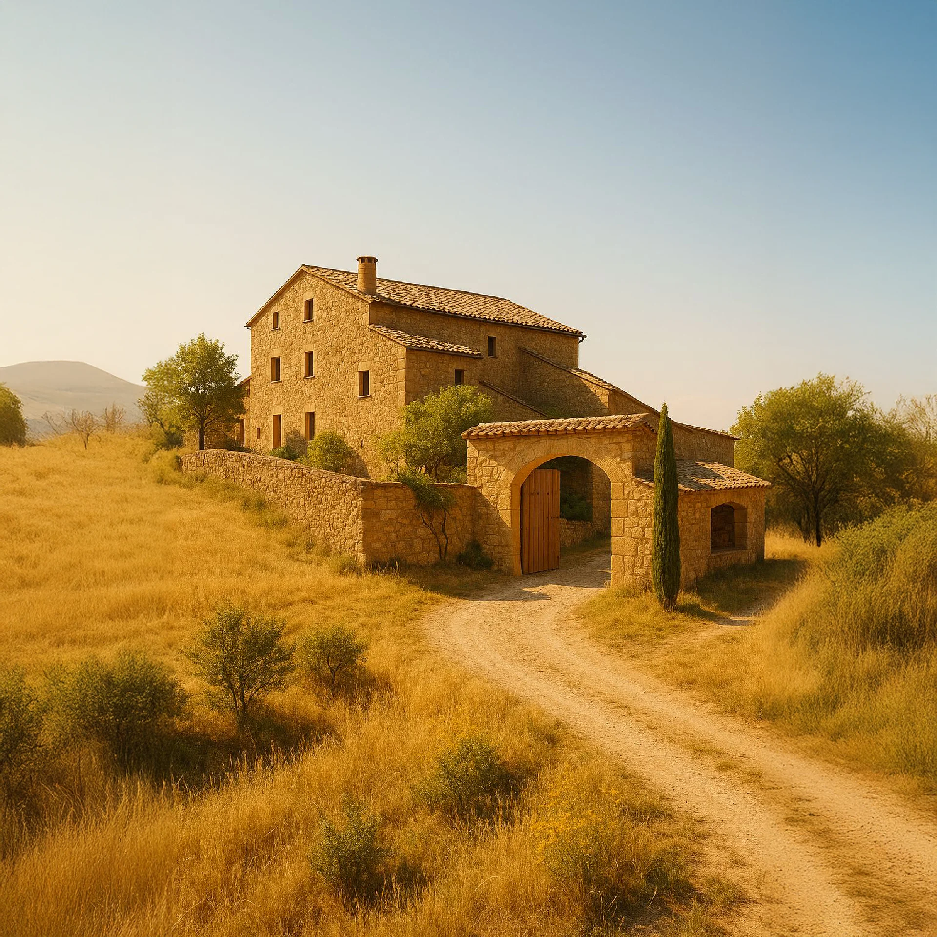 Fotografía de la Masía donde se realizará el Hideout